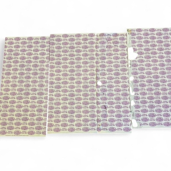 Vintage RARE Lisa Frank Halloween & Winter Holiday Sparkle Sticker Strip Lot - Picture 11 of 11